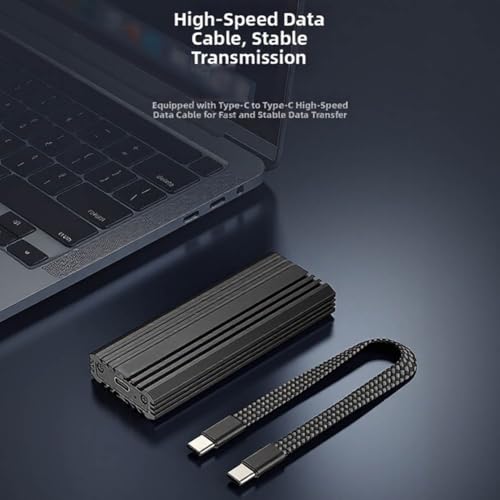 Boîtier SSD M.2 NVMe portable en aluminium pour créateurs de contenu - 5