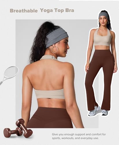 Halter Sports Bras for Women - image 4