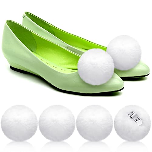 Clips de chaussures amovibles en fausse fourrure Lamdo pour customiser vos talons en tissu