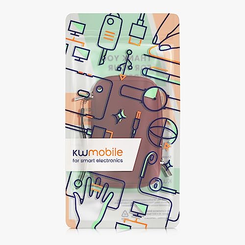 Image of kwmobile Carrying Case Compatible with Nintendo 3DS XL - Neoprene Console Pouch with Zipper - Bordeaux