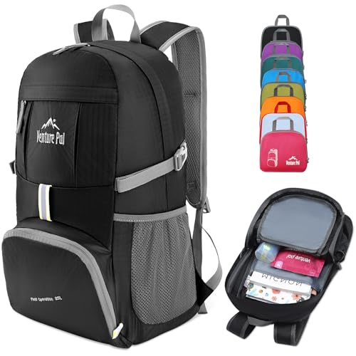 Venture Pal 35L Ultralight Lightweight Packable Foldable Travel Camping Hiking Outdoor Sports Backpack Daypack