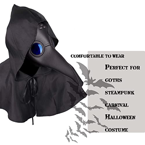 image for Raxwalker Halloween Plague Doctor Mask Steampunk Cosplay Costume Bird 