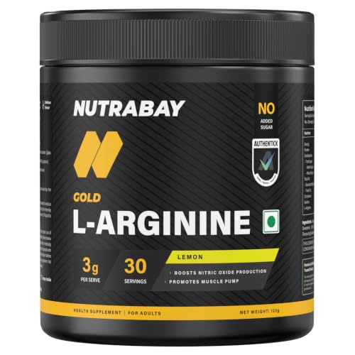 Nutrabay Gold L-Arginine Powder 120g Lemon - Image 2