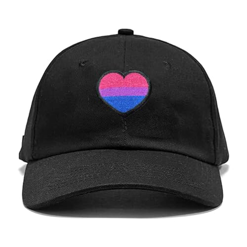 Image of Embroidered Pride Hat LGBT Cap Low Profile Distressed Dad Hat