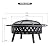 EcoNook 42 Inch Wood Burning Fire Pit with 2 Loops, Outdoor Fire Pit with Spark Screen & Fire Poker, Cross Weave Firepit for Outside Fireplace Bonfire for Yard,Patio, Garden