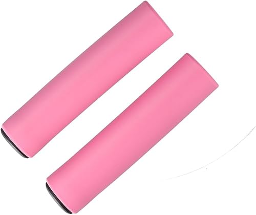 Miniatura 3 de Urltra-Light - 2 empuñaduras para manillar de bicicleta, color rosa, espuma de silicona suave, para manillar de 0.787-0.827 in, empuñaduras de