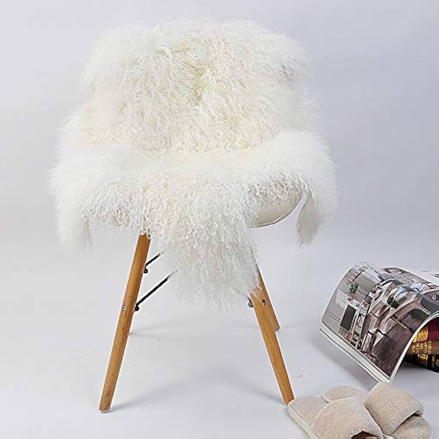 シープスキンショーンカーリーウール天然の刈り取りカーリー