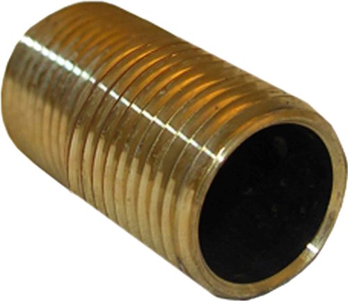 LASCO 17-9441 1/2-Inch by Close Yellow Brass Pipe Nipple
