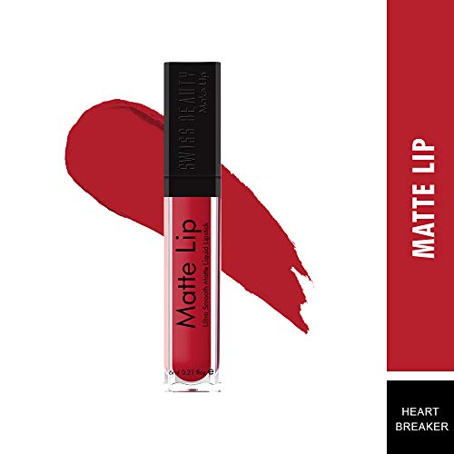 Image of Swiss Beauty Ultra Smooth Matte Liquid Lipstick, 302-34 6ml - Smooth Lip Color, Weightless Finish, Silky Matte Finish, Iconic Lip, Matte Finish, Matte Lipstick, Liquid Lipstick