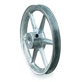 3/4 in Fixed Bore 1 Groove Standard V-Belt Pulley 9 in OD, Mfr: CA0900X075KW-A