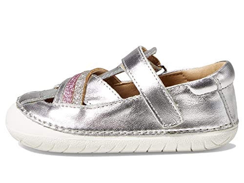 Old Soles Baby Girl's Tri Pave (Infant/Toddler) Silver/Glam Argent/Glam Pink/Silver EU 20 (US 4 Toddler) M4