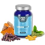 Aspedan Longevity – Complete Daily Multivitamin with Resveratrol, Omega‑3, CoQ10, Probiotics, Magnesium & Zinc – All‑in‑One Support for Energy, Immunity, Brain & Gut Health