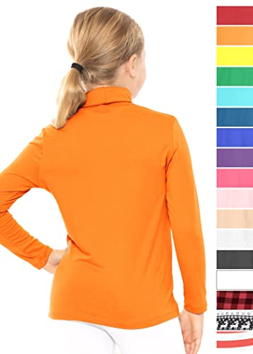 Image of STRETCH IS COMFORT Girl's Oh So Soft Long Sleeve Turtleneck | Youth Size 2-16