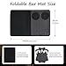 Wowang Bar Mat for Countertop 18.11" X 11.89" 1 Pack Multifunctional Silicone Bar Mat Folding Cocktail Mats for Home Bar Drink Decor, Perfect Bar Accessories for Bartending and Entertaining