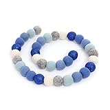 Glaciart One Christmas Decoration Felt Ball Garland - Decor for Christmas, Birthday, Wedding Parties...