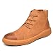 YUZZZKUNHCZ Botte Homme Hiver Bottes de Neige d'hiver Bottines Bottines Homme Véritable Cuir en Peluche Hommes Chaud Hommes Bottes de Moto Automne Chaussures de Plein air Taille 38-46
