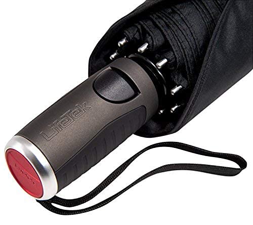 Lifetek Windproof Travel Umbrella - Compact, Automatic, Wind Resistant, Strong And Portable - Small Folding Backpack Umbrellas For Rain Perfect For Car, Purse, Women And Men - 42 Fx1 Black #TOP4