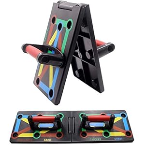 Cretee Push Up Board – Opvouwbaar trainingssysteem voor fitnessrek 12-in-1 voor thuisfitness