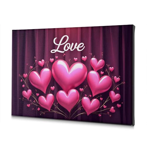 Tableau salle de bain shabby chic Love Is In The Air 40x60 pour une ambiance spa