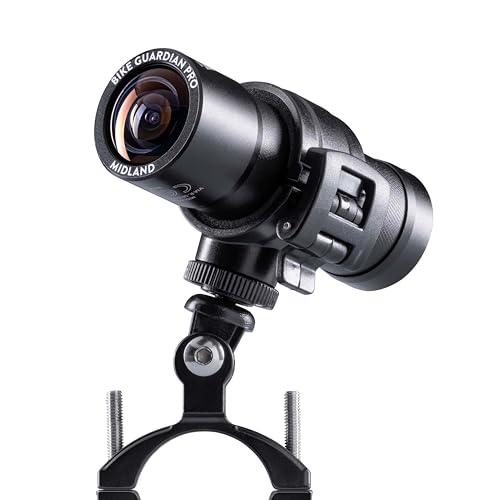 Midland - Bike Guardian PRO, Dash Cam e Action Cam Moto 2K, Videocamera Accessori Moto con Sensore Sony, Stabilizzazione Avanzata, Impermeabile IP65, Streaming Live, Dashcam con Autonomia 2 Ore