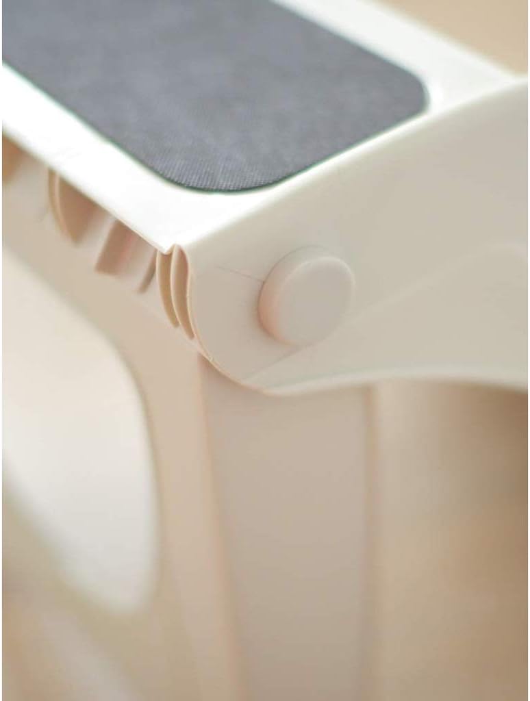 JSEIAJB Ladder Chair Folding，Finish Bedroom Step Stool with Seat Versatile Multifunctional Multipurpose(39x49x39cm)