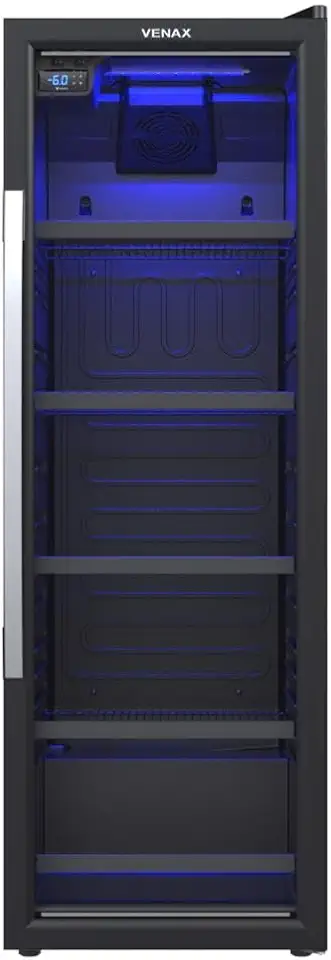 Cervejeira Venax Blue Light 200 Litros Preto Fosco 110V