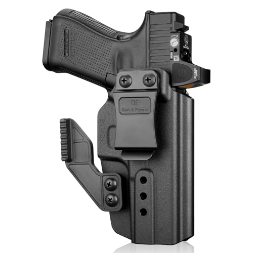 IWB Holster with Claw | Optic Cut | Fits for Glock 19/ 19X/ 34/44/ 45 (Gen 1-5), G32 (Gen 3-4) & MOS Models | Adjustable Cant & Retention | Right Hand