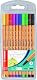 Fineliner Stabilo Point 88, 10er Set in Standardfarben