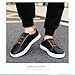 ZDLJLY Men's Casual Shoes Fashion Sneakers Breathable Business Sneakers for Men Classic Lace-up Walking Shoe Black