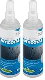 MONESTIR Protector ANTIGOTAS Repelente de Agua Cristales, mamparas, Espejos (125 ML) (Paquete de 2)
