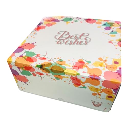 5 Tortenkarton 30x30x15/23 cm | höhenverstellbar | Stabil | 2teilig | Praktisch | lebensmittelecht für Torten Kuchen Muffin Donuts | Cake Box | Transportverpackung | Transportbox | Geschenkverpackung 5 Tortenkarton 30x30x15/23 cm | höhenverstellbar | Stabil | 2teilig | Praktisch | lebensmittelecht für Torten Kuchen Muffin Donuts | Cake Box | Transportverpackung | Transportbox | Geschenkverpackung