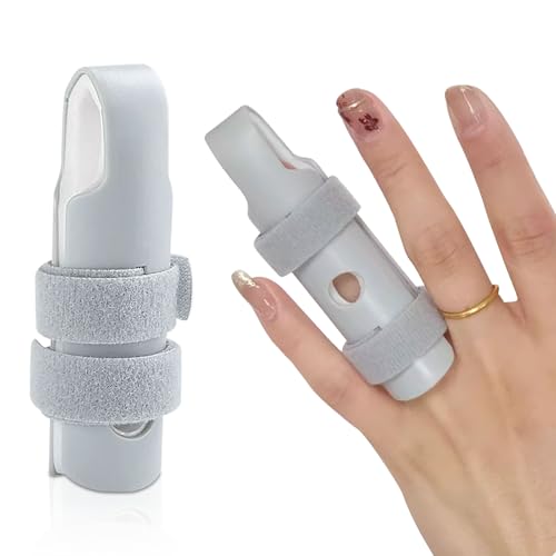 Bcautay Fingerstütze für gebrochene Finger Fingerlinge Fingerschutz Stacksche Schiene Mittelfinger Fingerschiene kleiner finger für Ruhigstellung Gebrochene Finger Arthritis Knuckle