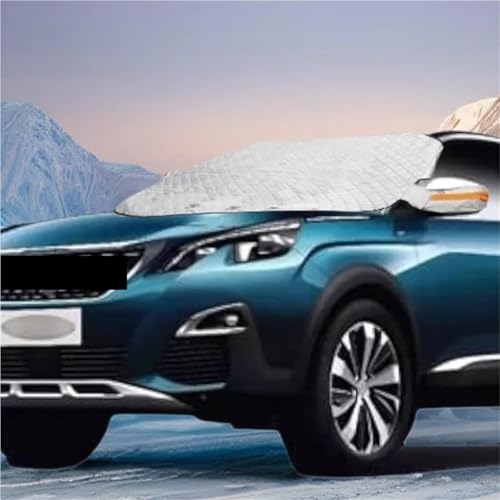 Couverture de neige pare-brise de voiture Peugeot E-3008 protection hivernale anti-gel