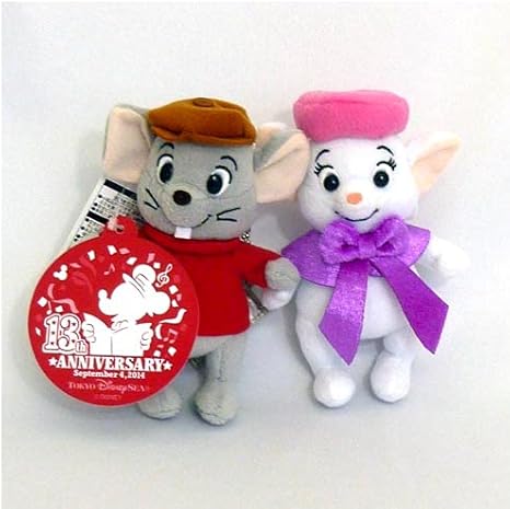 Amazon バーナード ビアンカ ぬいぐるみバッジセット ディズニーシー開園13周年記念限定 バッジ おもちゃ Amazon バーナード ビアンカ ぬいぐるみバッジセット ディズニーシー開園13周年記念限定 バッジ おもちゃ