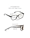 Peepers by PeeperSpecs Women's Nature Walk Soft Square Reading Glasses, Tortoise/Aqua, 49 + 2.5