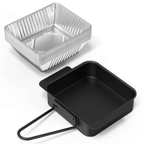 NUPICK Grill Drip Pans for Nexgrill 720-0830H Grease Tray Replacement for Nexgrill 720-0888N 720-0925P 720-0896 720-08882A Come with Grease Box and 20-Pack Aluminum Foil Liner