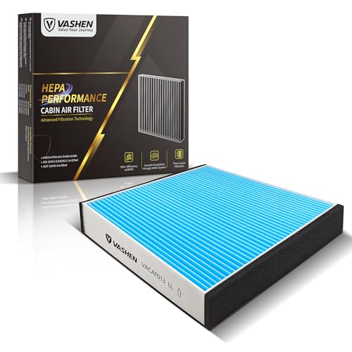 VASHEN CF10285 Cabin Air Filter, H11 High-Airflow Composite Media, Low