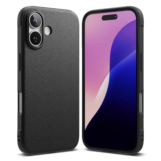 Ringke Capa Anti Impacto Onyx Compatível Com iPhone 16 (Preto, iPhone 16)