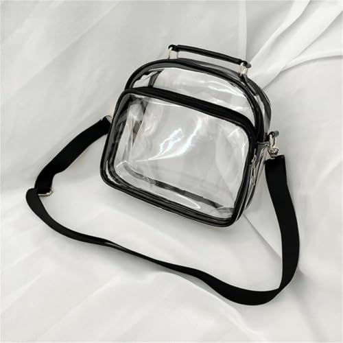Bolsa transparente de gran capacidad con correa de hombro ajustable de PVC 5