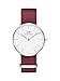Produktbild Daniel Wellington Classic Roselyn, Rubinrot/Silber Uhr, 36mm, NATO, für Damen und Herren