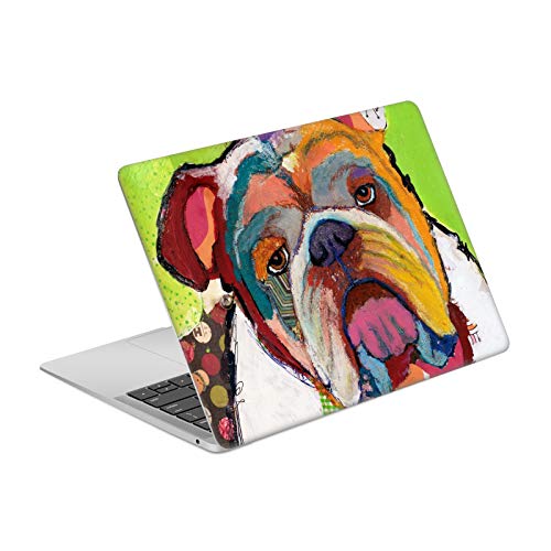 Autocollant MacBook Air 13.3 design chien bouledogue pour personnaliser votre ordinateur au café