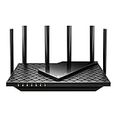 TP-Link AXE5400 Tri-Band WiFi 6E Router (Archer AXE75), 2025 PCMag Editors' Choice, Gigabit Internet for Gaming & Streaming, New 6GHz Band, 160MHz, OneMesh, Quad-Core CPU, VPN & WPA3 Security