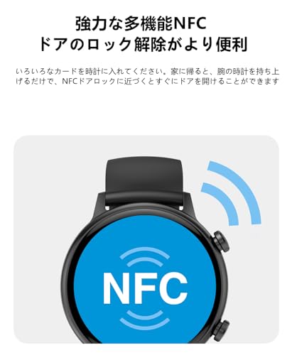 JUSUTEK 2025 業界新登場 レディース向けコンパクトスマートウォッチ通話機能付き,1.19インチAMOLED丸型金属可愛腕時計,女性機能,音楽制御,リモコン撮影，NFC機能，IP68防水，電卓，smart watch,APP,着信通知表示,iphone&アンドロイド対応,贈り物,日本語対応,日本語説明書付き (ピンク)