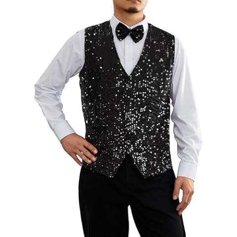Gilet Costume Caziffer Noir XXL Cover