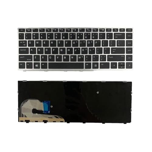 Image of FORIDA Laptop Keyboard Compatible for HP EliteBook 745 G5 745 G6 840 G5 840 G6 846 G5 846 G6 ZBook 14u G5 14u G6 L14377-001 L14379-031 L11307-001 6037B0138601 (Without Backlit)