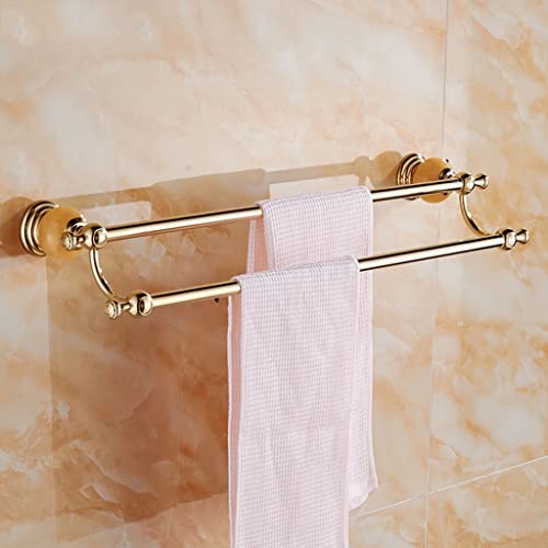 Barre à serviettes topaze double tige pour salle de bain