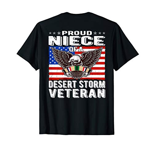 Proud Niece Of Desert Storm Veteran Persian Gulf War Vet T-Shirt