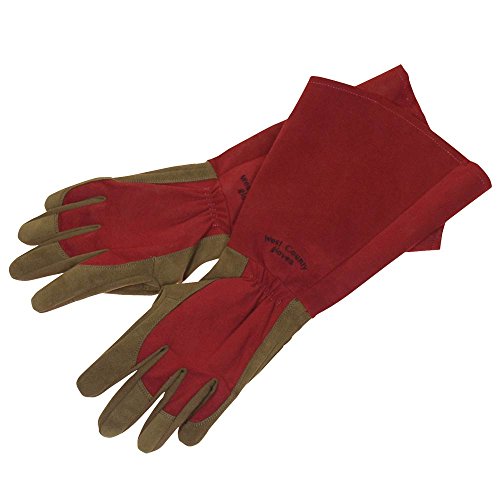 West County Thorn-proof Suede Gloves with Padded Palms and Reinforced Fingertips (Medium)