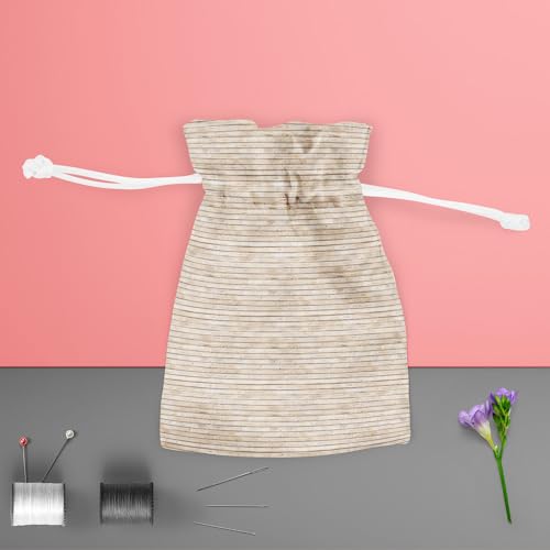 Image of ArtzFolio Natural Texture | Pouch Wrist Potli Bag | Bag for Weddings & Casual Parties