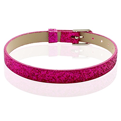 100Pcs Mix Colors 8Mm Slide Wristbands/Bracelets For 8Mm Slide Letters,Jewelry Making Charms-Diy Supplies #TOP3